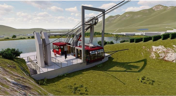 A concept of The Franschhoek Cableway Company’s cable car design. Photo: Doug Jeffrey Environmental Consultants/ website
