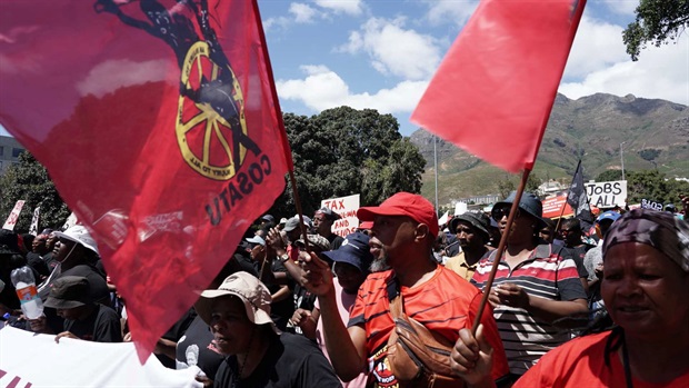 More protests ahead of the budget. (Luke Daniel/News24)&nbsp;