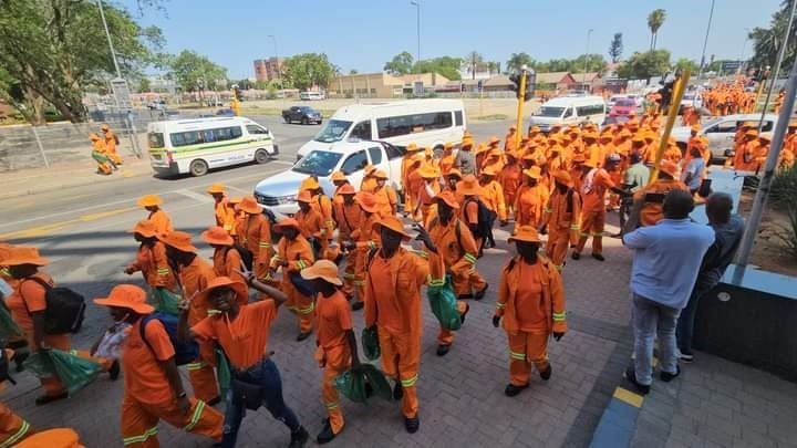 Expanded Public Works Programme workers in Polokwane downed tools on Monday, 19 February.