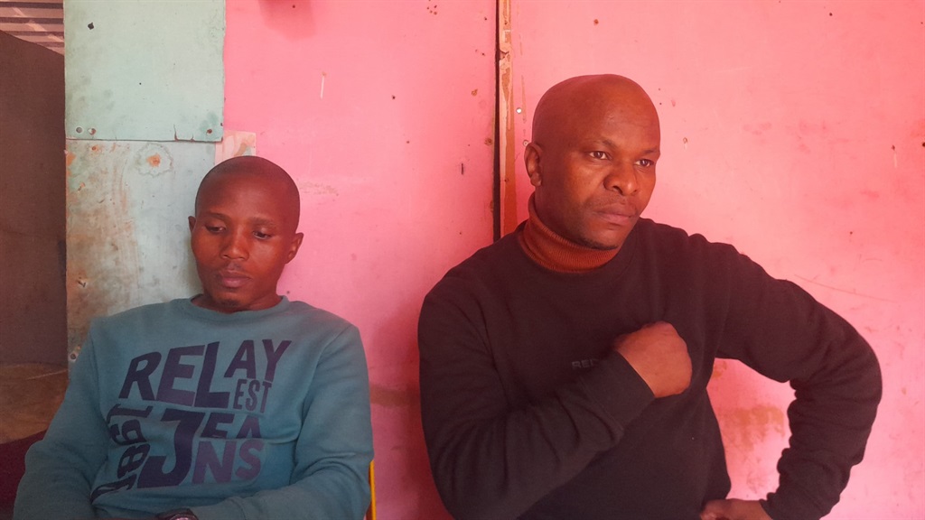 Uncle Xolisa and his brother, Ntembeko Gwadiso, ar