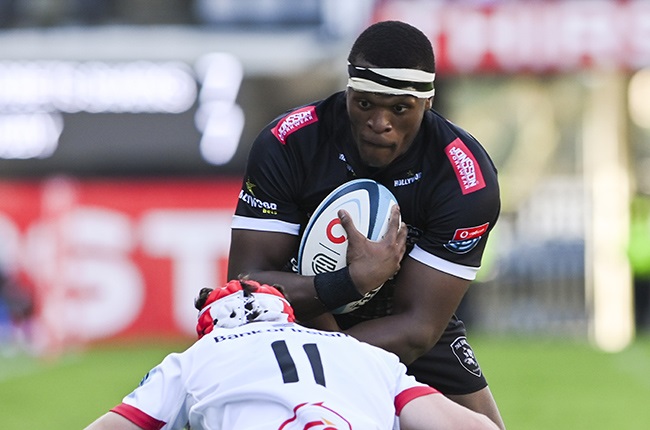 Phepsi Buthelezi was excellent for the Sharks in Saturda's victory over Ulster at Kings Park. (Steve Haag Sports/Gallo Images)