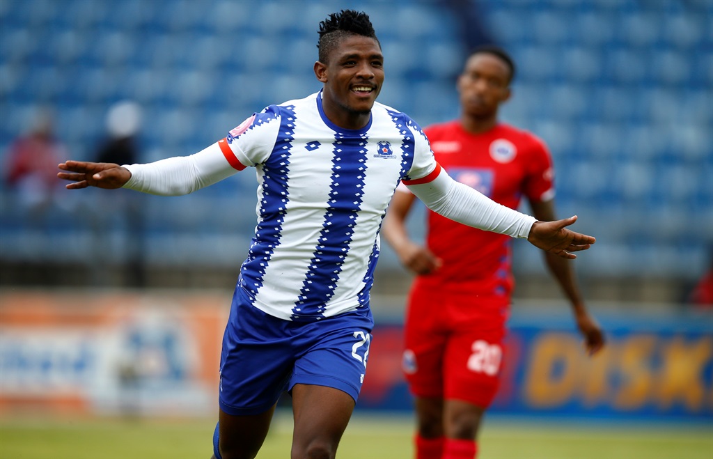 PIETERMARITZBURG, SOUTH AFRICA - MAY 04:  during the Absa Premiership match between Maritzburg United and SuperSport United at Harry Gwala Stadium on May 04, 2019 in Pietermaritzburg, South Africa. (Photo by Steve Haag/Gallo Images)