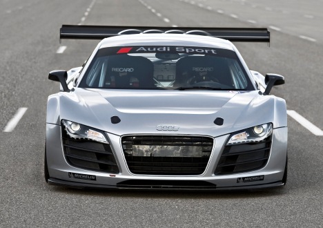 This is Audi’s rear-wheel drive GT3 racing spec R8. Looks better than a 911 GT3 racer, and with more than 370kW on tap, should be as quick too. 