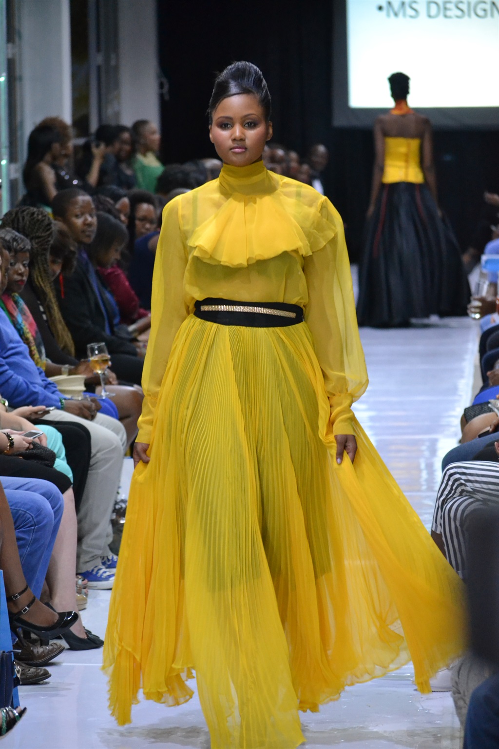 slim fit dress slacks Zambezi Zenith Shweshwe Dress: Radiate Elegance with Haute Afrika main image 1