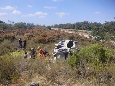 The minibus was travelling on the N2 in the direction of Cape Town when the driver lost control of the vehicle on the Kareedouw offramp and the vehicle overturned.
