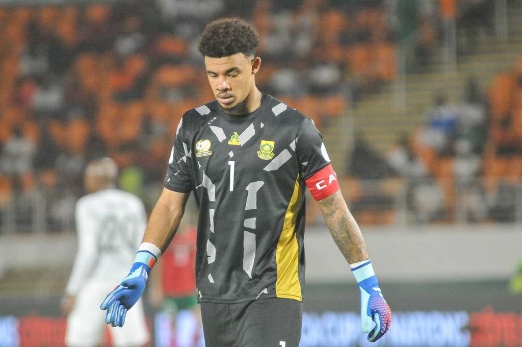Ronwen Hayden Williams during the Total Energies CAF Africa Cup of Nations, Round of 16 match between Morocco and South Africa at Stade Laurent Pokou on 30 January 2024 in San Pedro, Ivory Coast. 