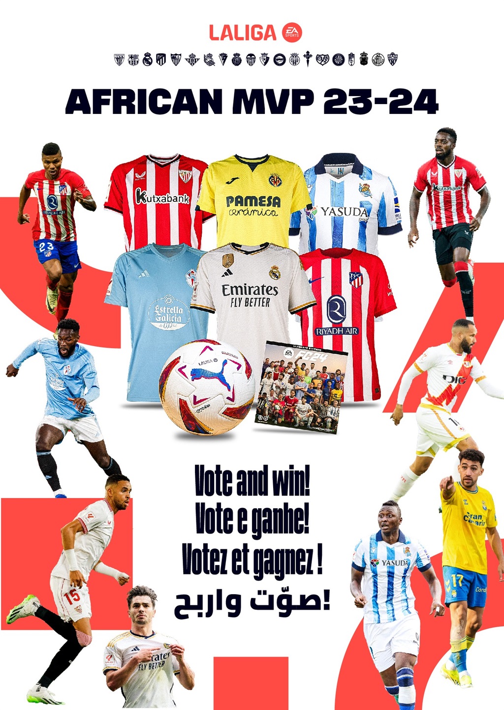 Vote for your LALIGA Africa MVP and win prizes!