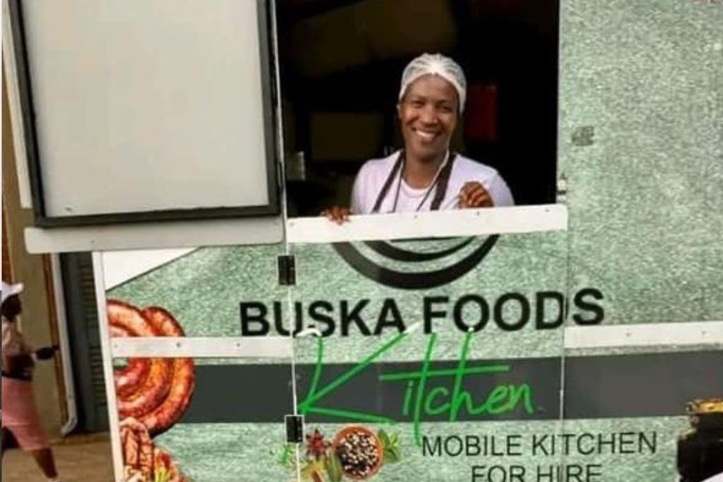 S’busisiwe Sithebe with her food truck.