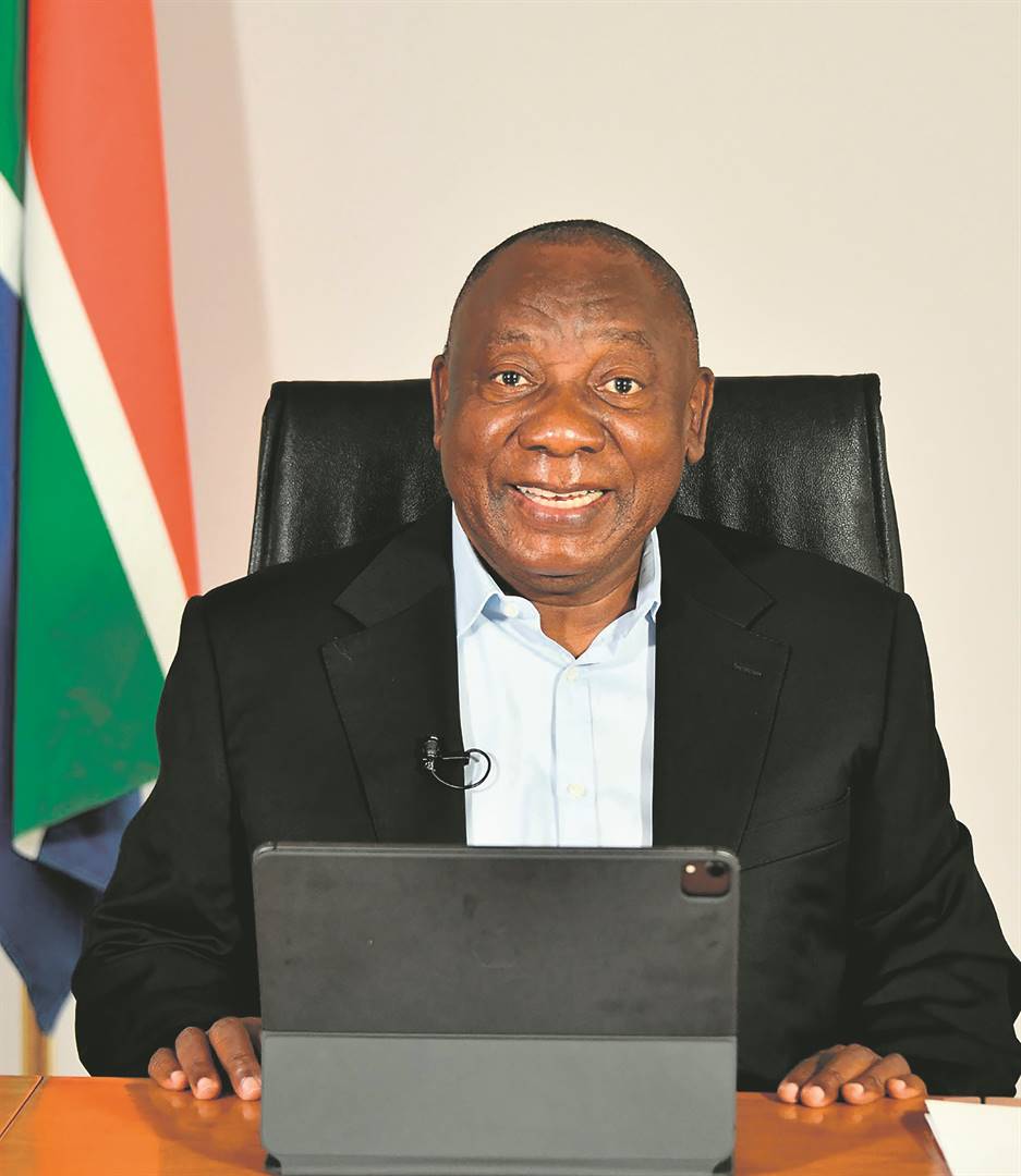 President Cyril Ramaphosa addressing the nation on developments in relation to the country’s response to the coronavirus pandemic. Photo by GCIS.