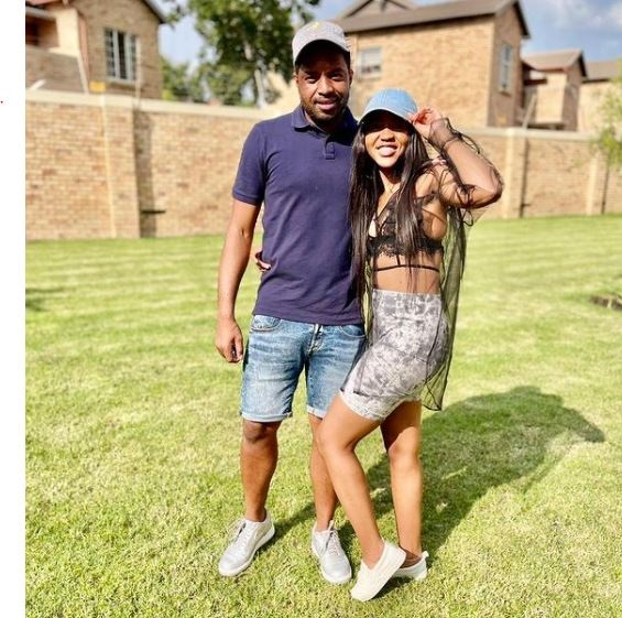 Itumeleng Khune and his sister Mapula Khune who was burnt beyond recognition.