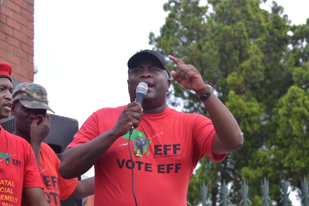 EFF member Mongezi Twala.