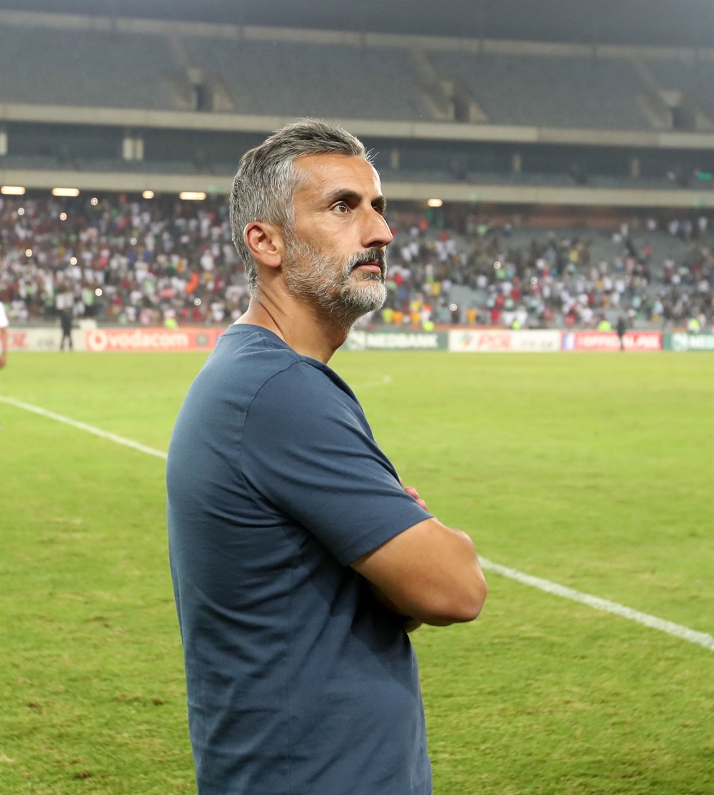 Jose Riveiro, head coach of Orlando Pirates during the 2024 Nedbank Cup match between Orlando Pirates and Hungry Lions at the Orlando Stadium, Soweto on 16 March 2024 