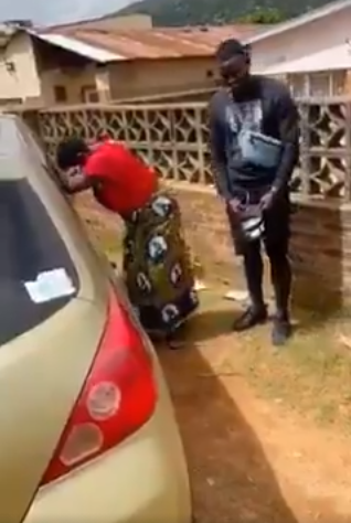 Limbikani Mzava give his crying mom a car 