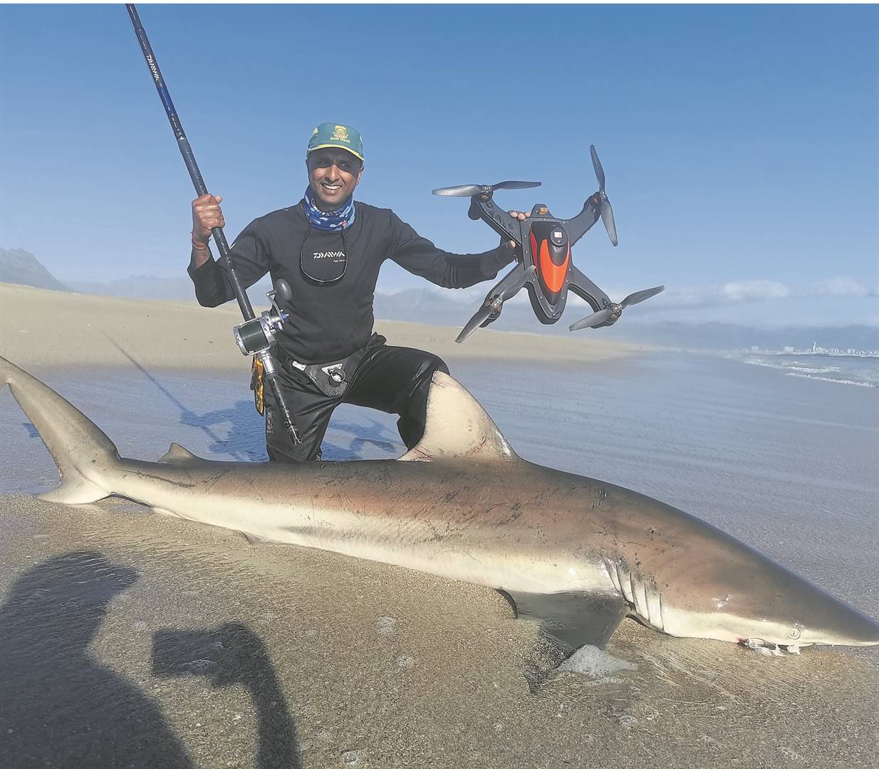 drone for dropping shark bait