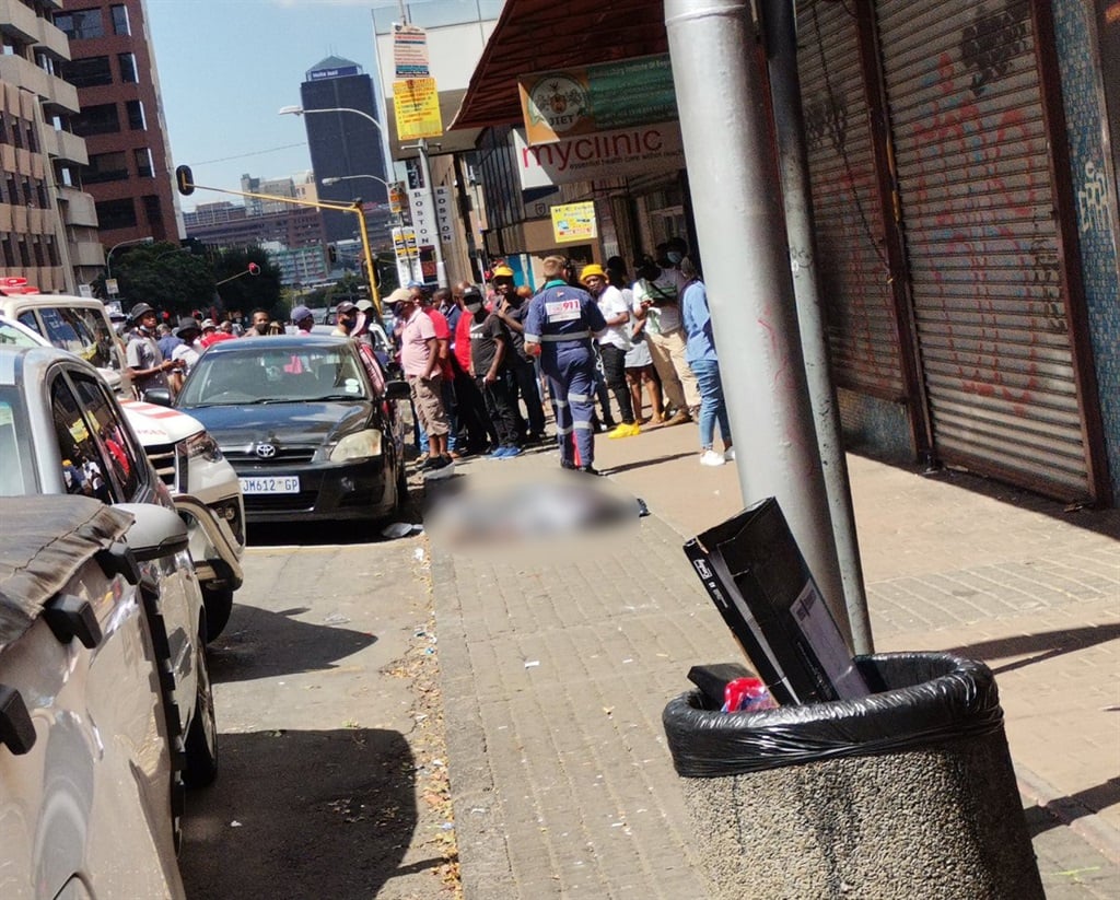 One person has been shot dead in Braamfontein amid student protests. (Kayleen Morgan/News24)