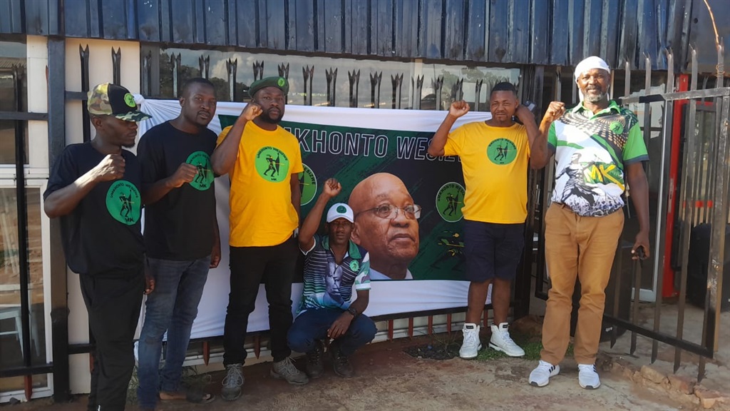 Some of the residents who dumped the ANC for the MK party