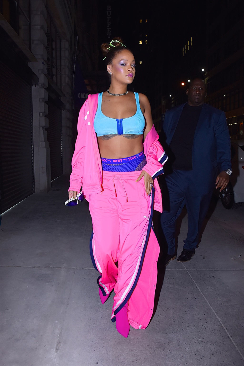 PARIS, FRANCE - SEPTEMBER 28: Rihanna walks the r