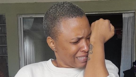 Devona Breda is devastated after her nephew, Jaden was shot and killed on Wednesday, 21 February. Photo by Lulekwa Mbadamane