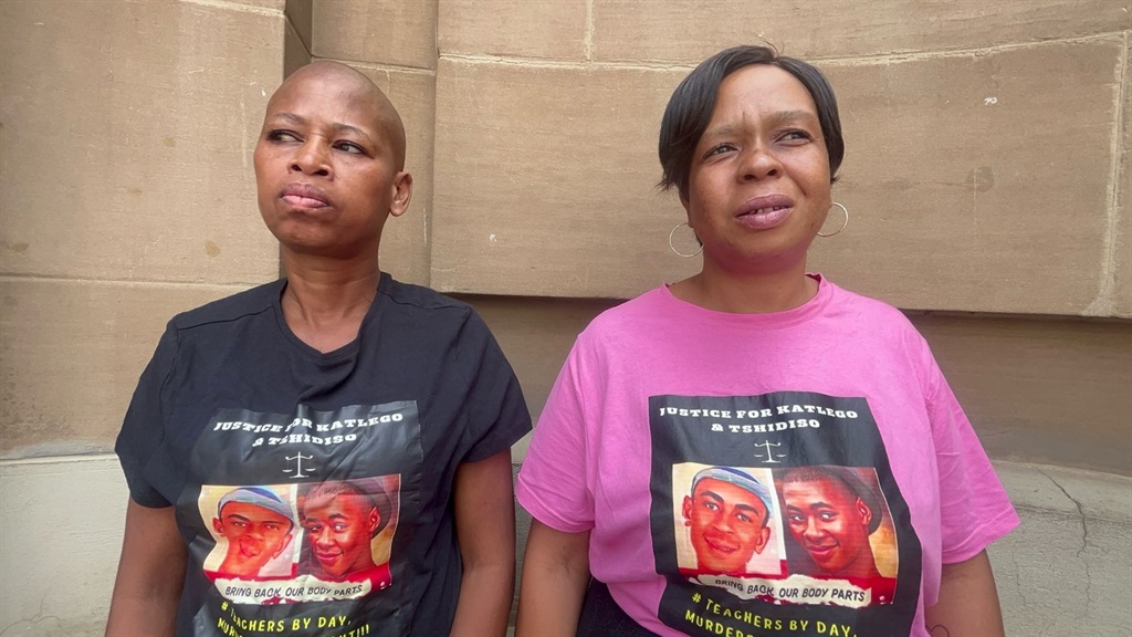 Petunia Letseli and Lillian Ramatlo wish the accused bail could be revoked for the safety of witnesses. Photo by Nhlanhla Khomola