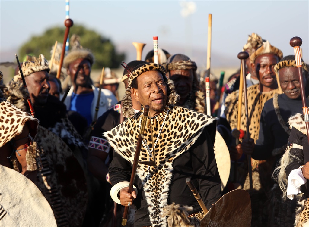 King Goodwill Zwelithini spent several weeks in hospital. (Thuli Dlamini/Gallo Images)
