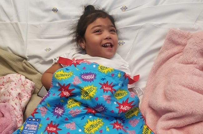 Little Amalia was diagnosed with Dandy-Walker Syndrome in 2017. (Photo: SUPPLIED) 