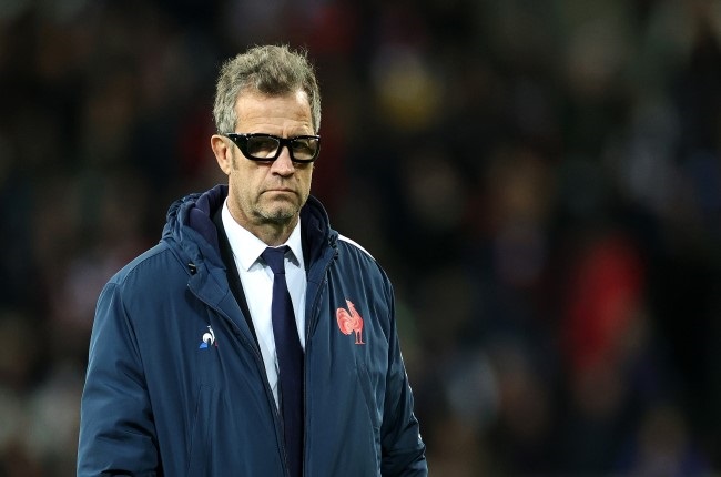France head coach Fabien Galthie. (Photo by David Rogers/Getty Images)