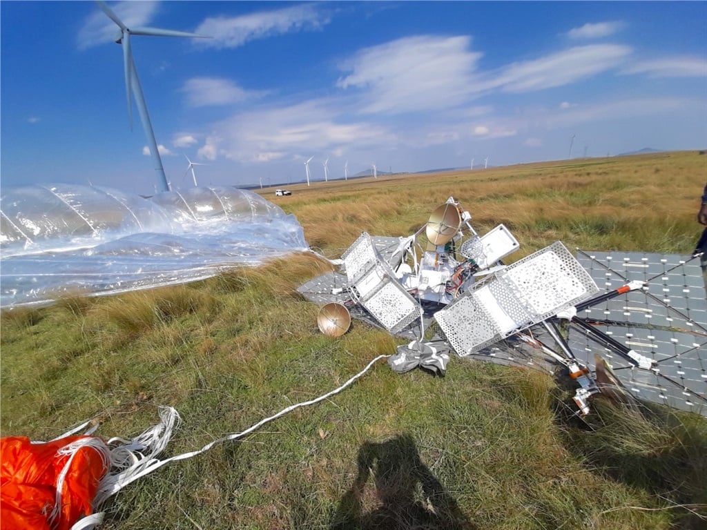 Le Ballon De Google Au Sol Dans Le Cap Oriental