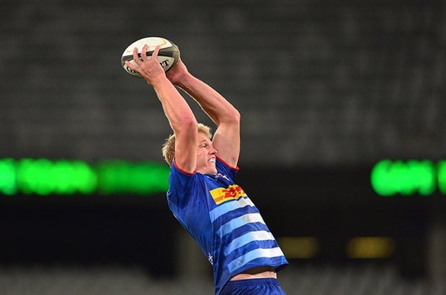 Pieter-Steph du Toit back in full flight for the Stormers. (Photo by Ashley Vlotman/Gallo Images)