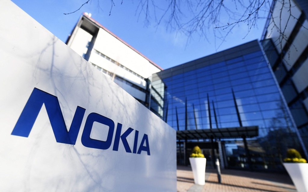 The headquarters of Finnish telecommunication network company Nokia in Espoo, Finland.
