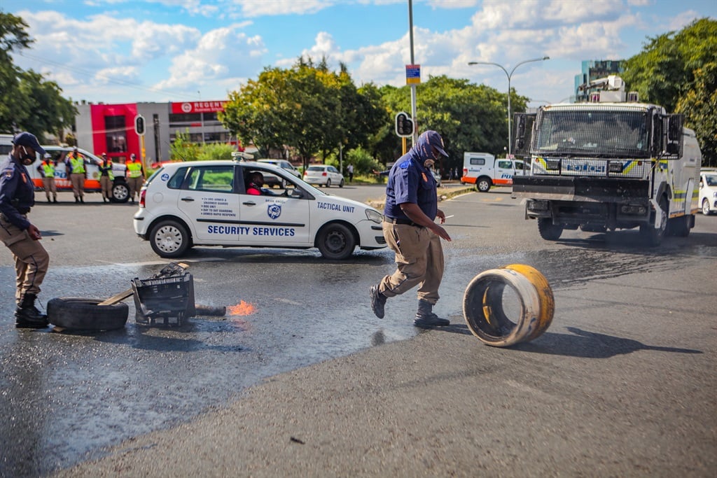 University students have been protesting over financial exclusion. (Photo: Sharon Seretlo/Gallo Images)