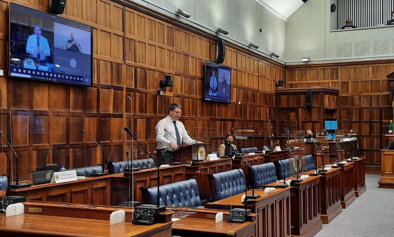 David Maynier, LUR vir finansies en ekonomiese geleenthede, lewer Dinsdag die provinsiale begrotingsrede in die Wes-Kaapse wetgewer. 