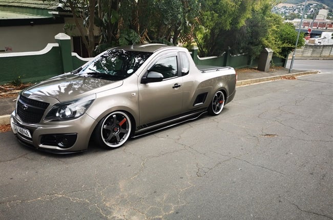 This air bagged Chevrolet bakkie is the 
