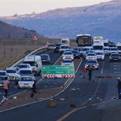  Angry residents shut down highway!  