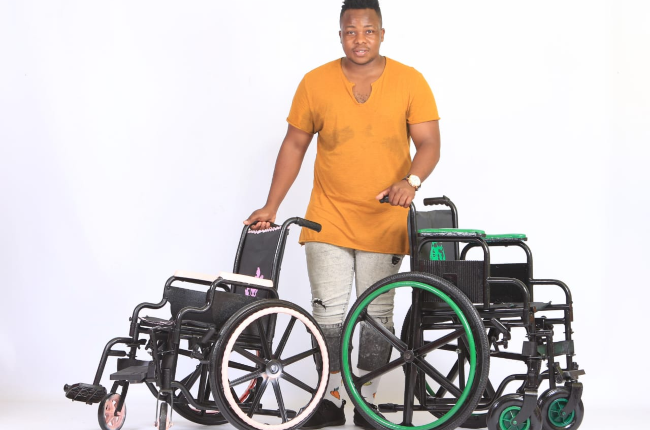Ernest Majenge is out to fill the gap for the disabled people in need. (Photo: Supplied)