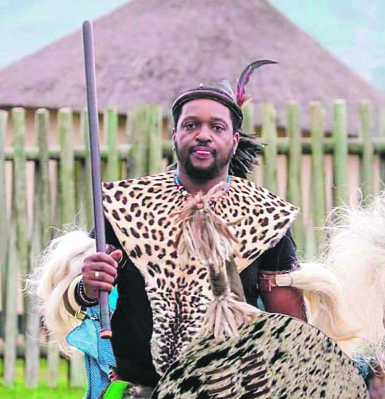 King Misuzulu paid lobola for his first wife Ntokozi Mayisela (inset) on Saturday.       Photo by Jabulani Langa