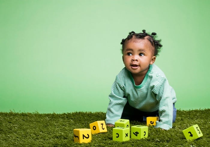"It starts with something as simple as telling your toddler that they can have only one sweetie and the journey of counting has already begun". (Image Source Getty Images)