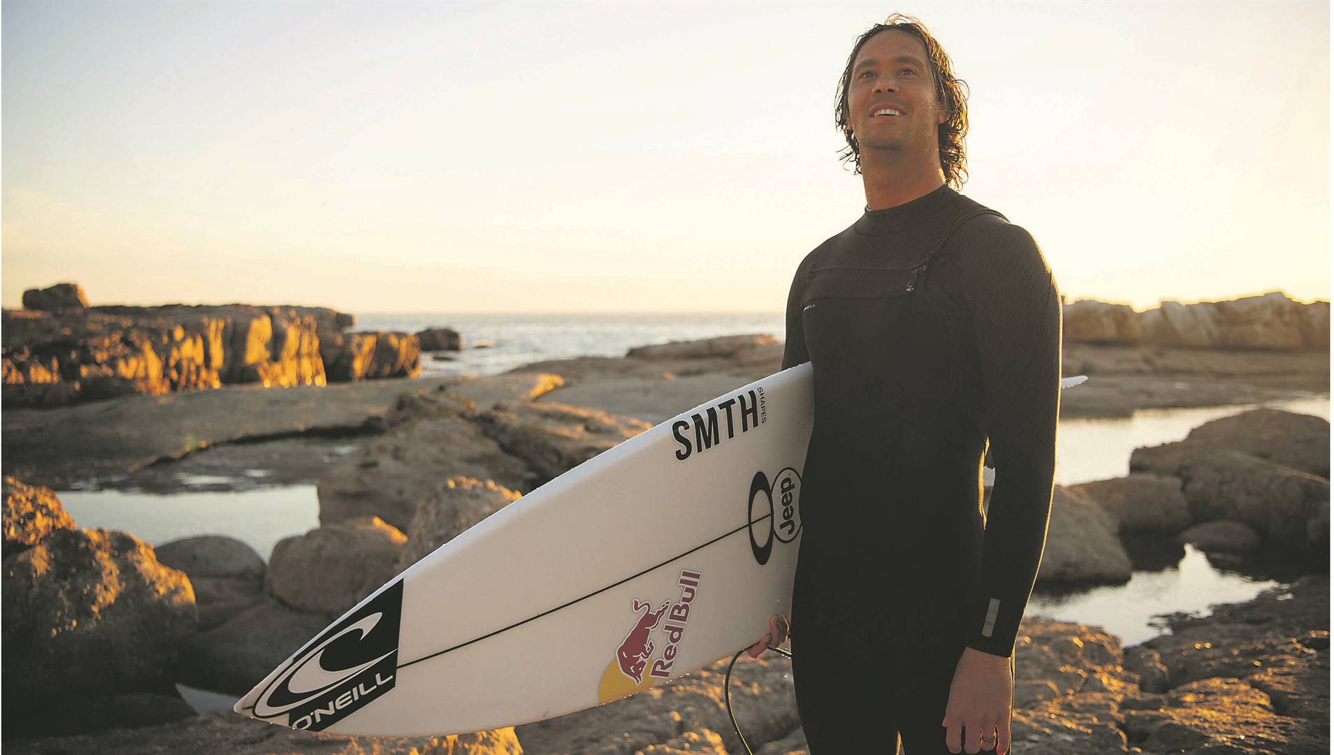 Surfer Jordy Smith is in Australia ahead of the World Tour series next month. Picture: Red Bull Content/Pool