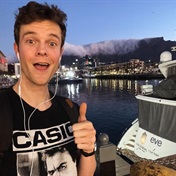 The Boys actor Jack Quaid gives Cape Town a thumbs up during local film shoot