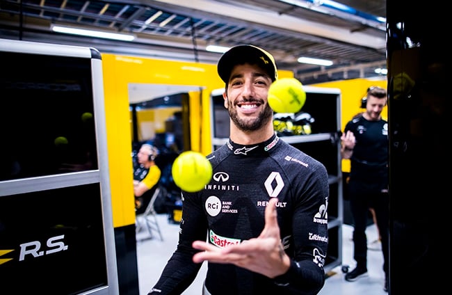 Daniel Ricciardo.  (Photo: Vladimir Rys / Netflix)