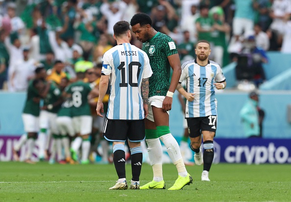 Saudi Arabian star Ali Al-Bulayhi has revealed he is worried that Lionel Messi joining his club Al Hilal could get him axed after the two players collided during the 2022 FIFA World Cup.