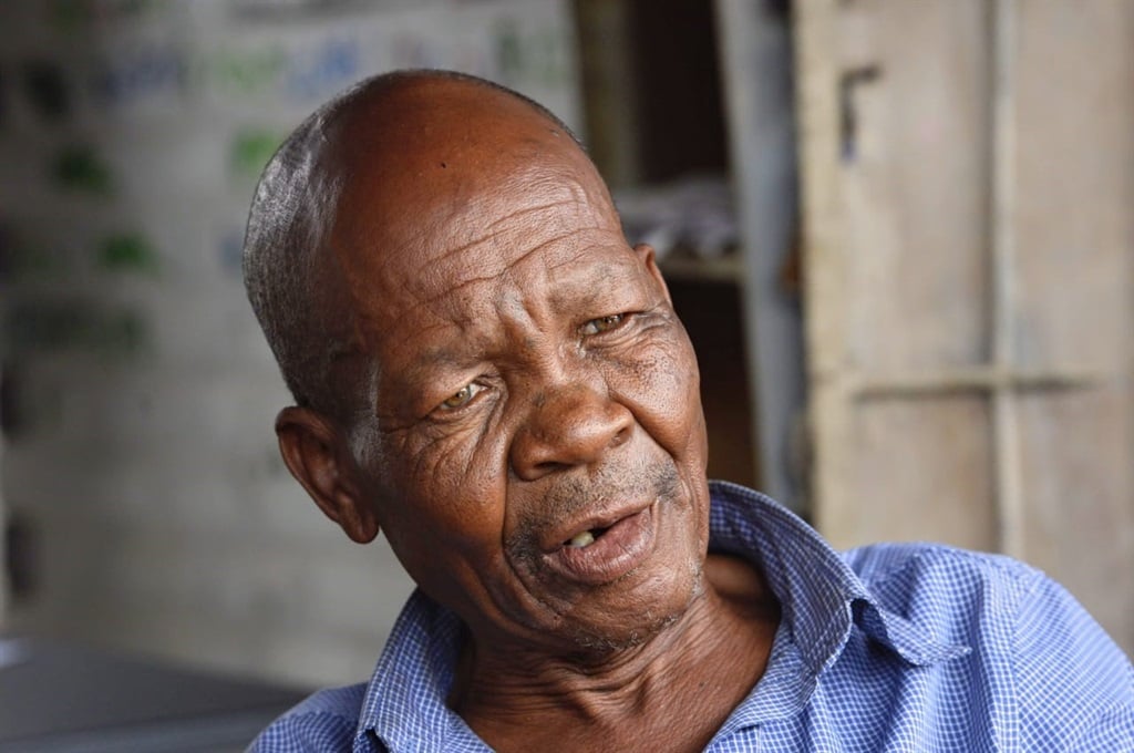 Resemate Ngobeni (67), who keeps dreaming of his late mum. Photo by Raymond Morare 