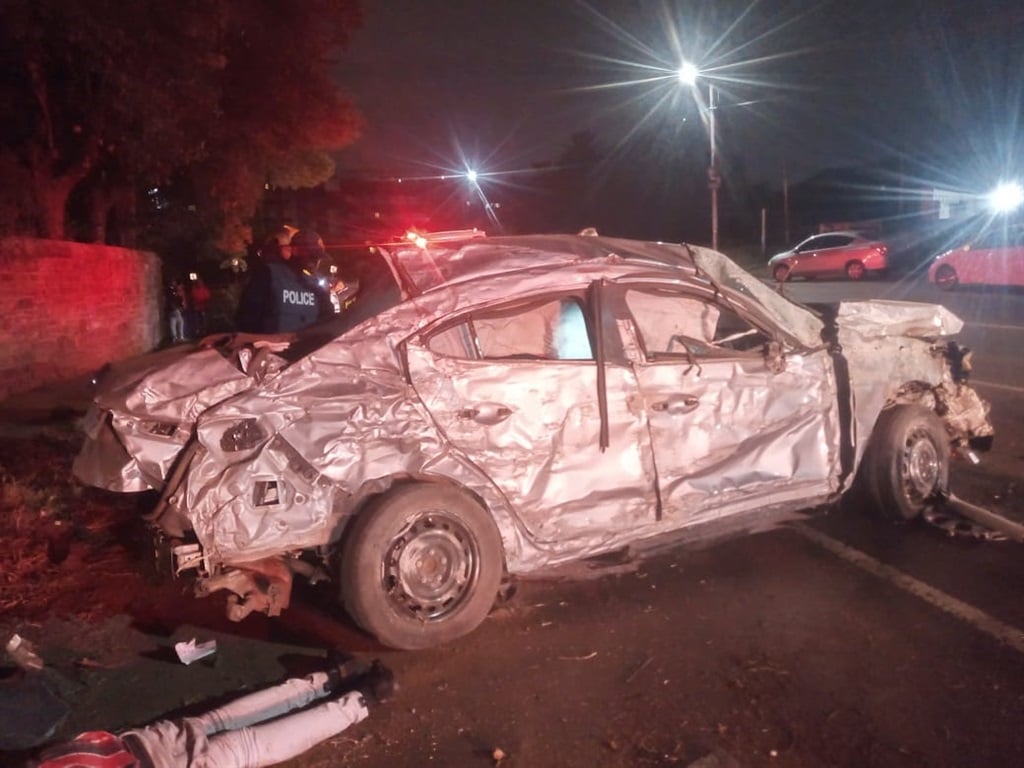 Four teens were killed in an accident in Tshwane on Saturday morning. (Supplied/Charles Mabaso)