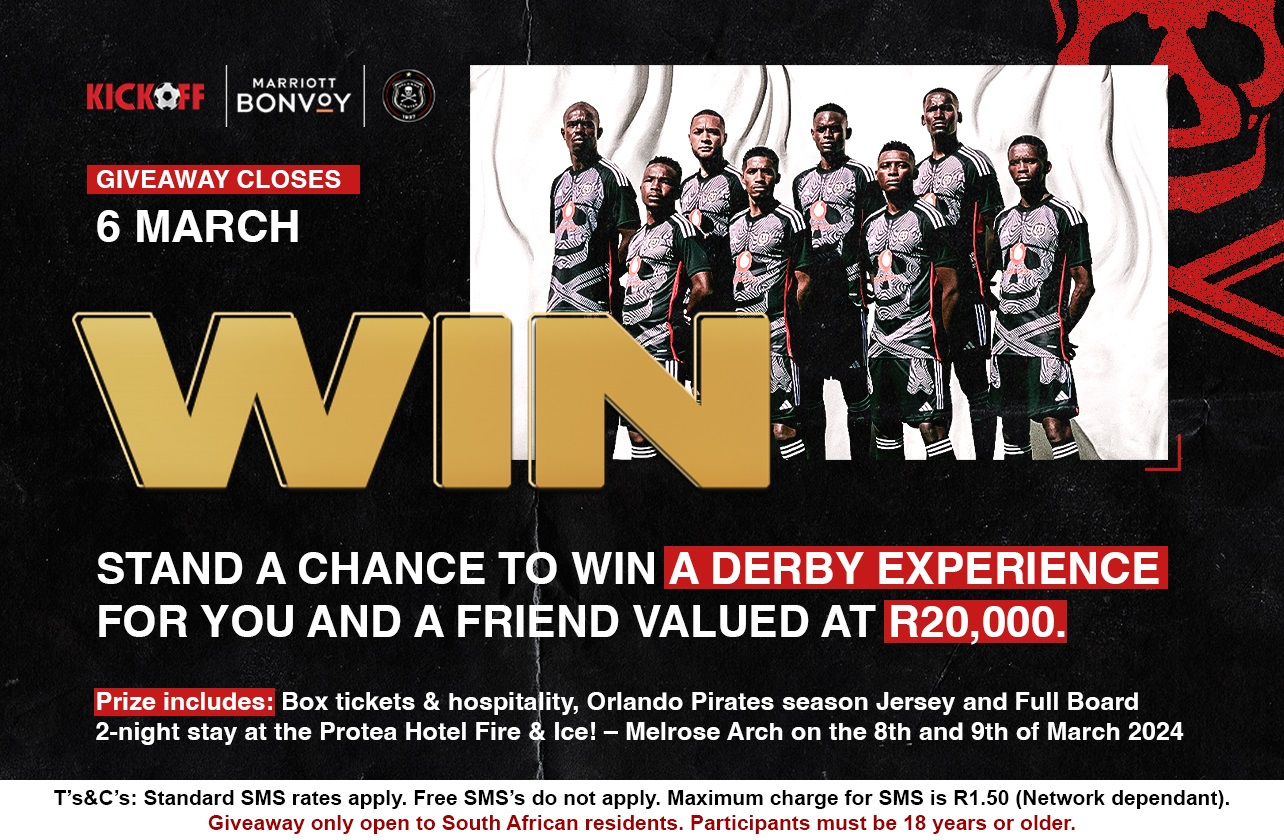 Stand A Chance To Win A Marriott Bonvoy x Orlando Pirates VIP Derby Experience!