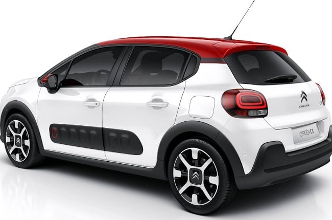 Citroen's refreshed C3 crossover rear
