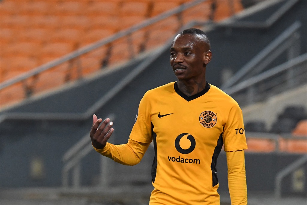 Khama Billiat during the DStv Premiership match between Kaizer Chiefs and Marumo Gallants FC at the FNB Stadium on 3 May 2022 in Johannesburg, South Africa. 