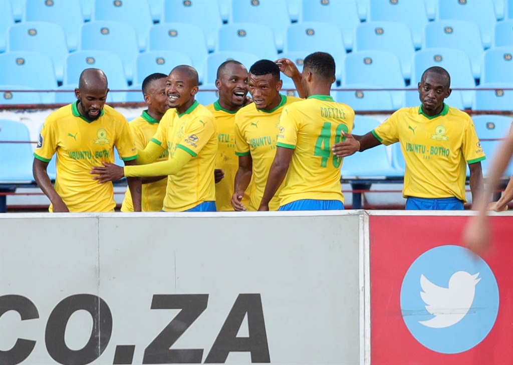 Mamelodi Sundowns players could celebrate their title defence on 26 May, or AmaZulu can make it easier for them by losing their next match.