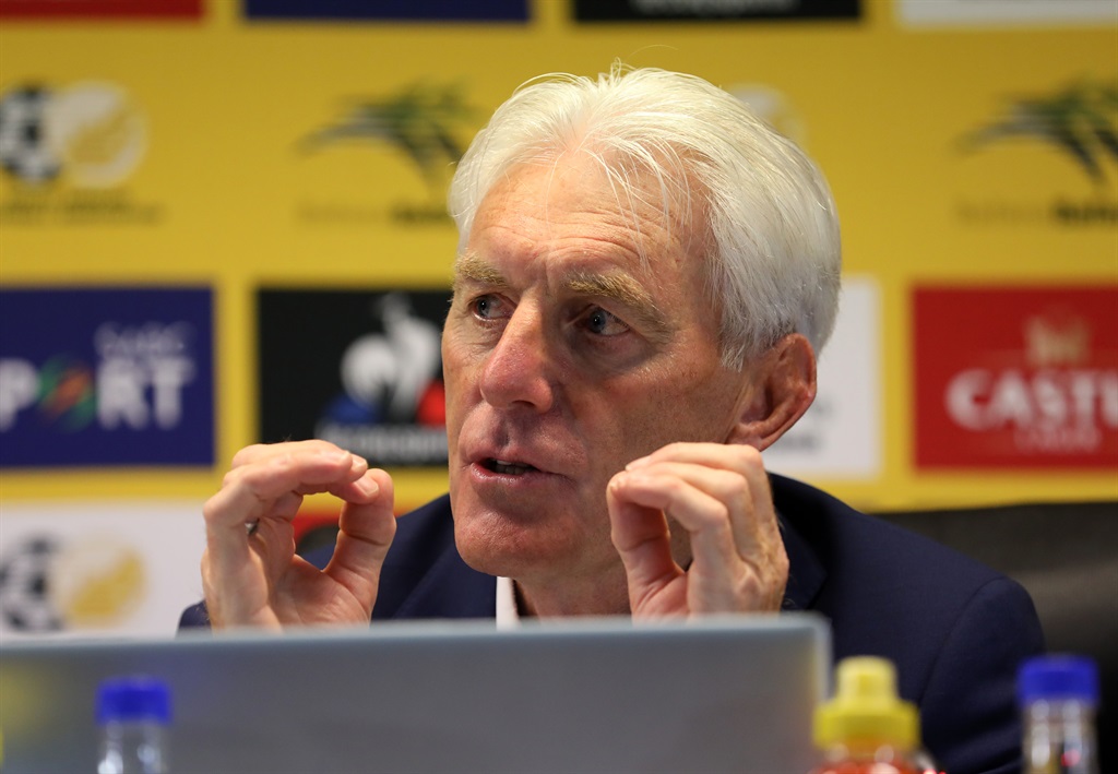 Hugo Broos, Coach of South Africa during the 2021 SAFA Coach Press Conference at the SAFA House in Johannesburg on the 12 May 2021 Â©Muzi Ntombela/BackpagePix