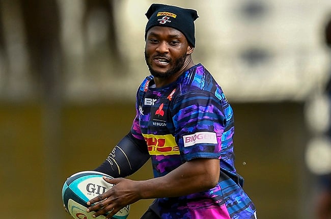 Seabelo Senatla back in Stormers training in Bellville on 6 May 2024 (Ashley Vlotman/Gallo Images)