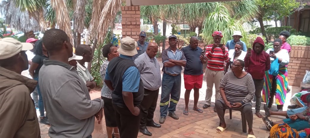 Angry landlords demand the Musina Local Municipali