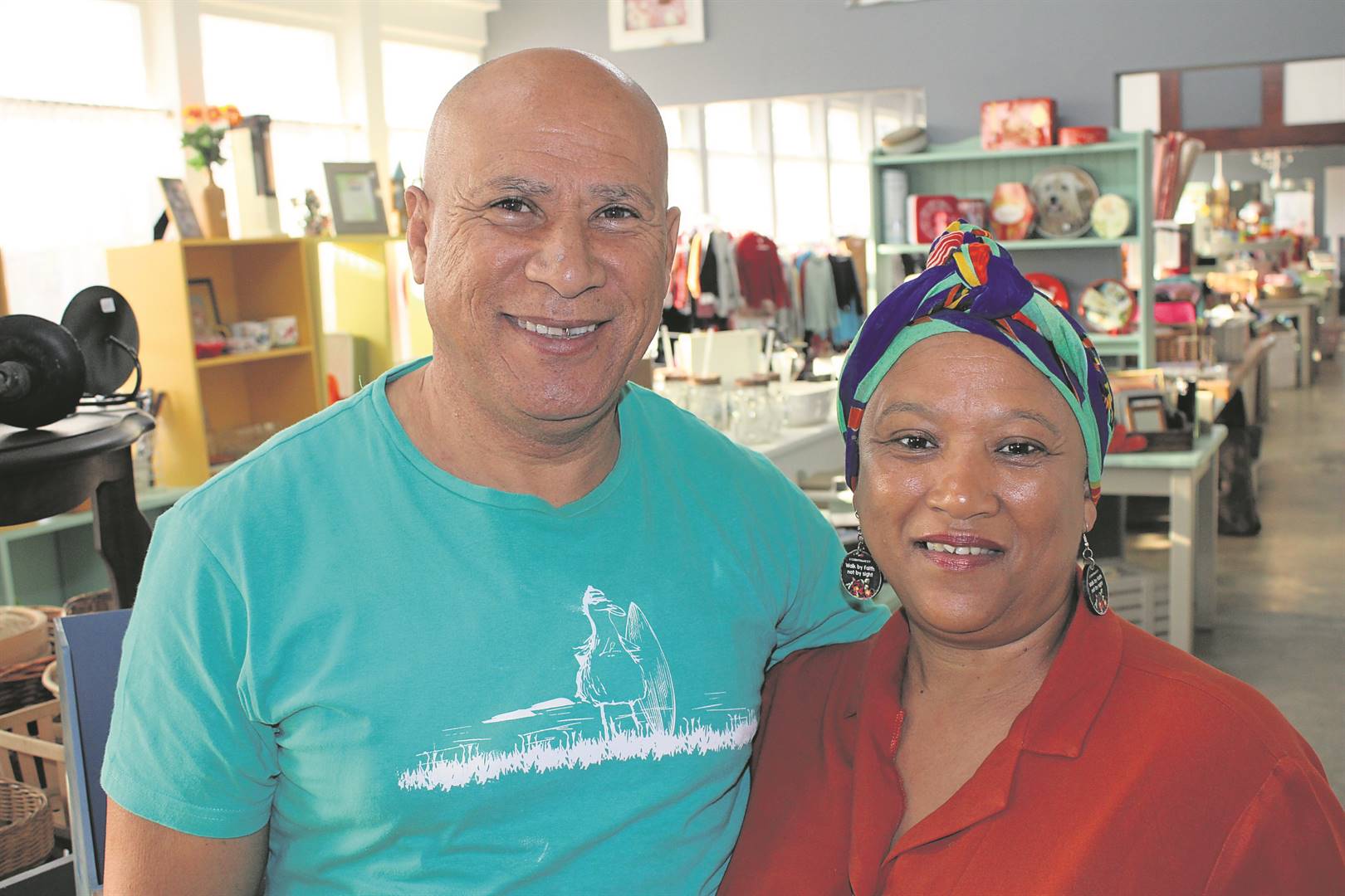Macassar husband-and-wife-duo Jurie and Sureta Adendorf popped into the facility’s second-hand store for good-condition preloved books which they resell at a market in Franschhoek. The business couple will also be in book-sale action at the upcoming Franschhoek Literary Festival. 